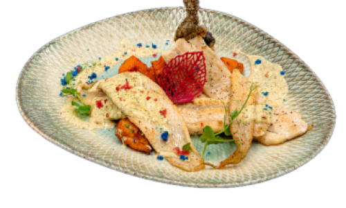 Морски език с батат / Sole fish wiht sweet potato